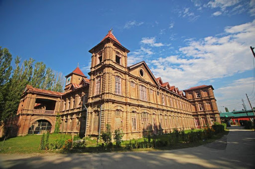 Side view of the university building